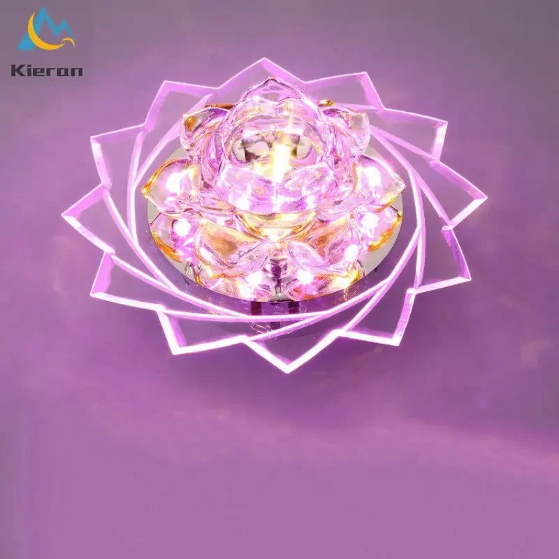 Lámpara de techo LED DecorBites™ Lotus Crystal, Nordic Brights, estilo moderno