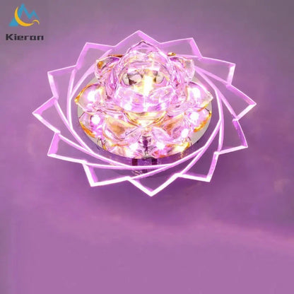 Lámpara de techo LED DecorBites™ Lotus Crystal, Nordic Brights, estilo moderno