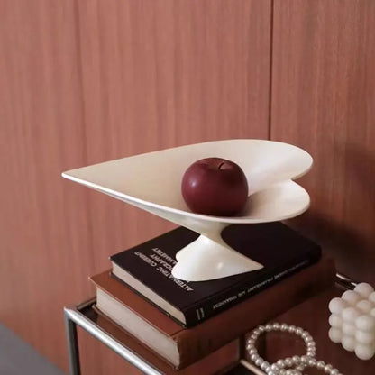 ديكوربايتس™ - طبق فاكهة هندسي - حامل عرض مجوهرات - صينية تخزين - ديكور منزلي