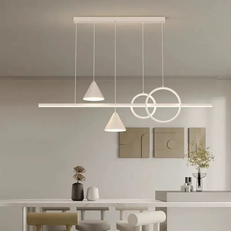 DecorBites™ LED Pendant Light: Modern Minimalist Chandelier for Dining Room, Living Room, Kitchen, Bedroom