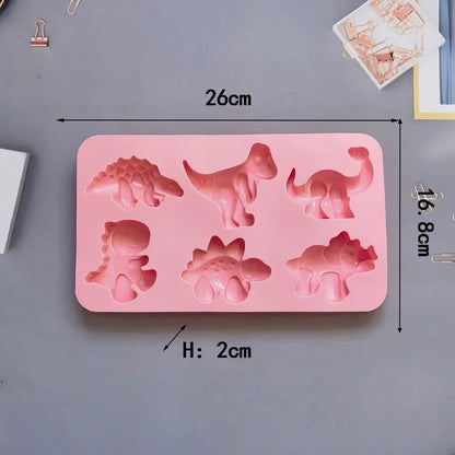 DecorBites™ Dino Silicone Cake Mold: Baking, Candy, Soap, Candle Making, Cupcake Decorating