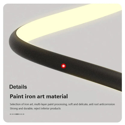 DecorBites™ LED Pendant Lamp: Stylish Nordic Design for Bedroom, Living Room, and Indoor Spaces