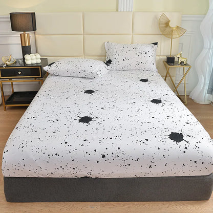 Decobites Ceramic Patterned Bedsheets Set with Bedspread & Pillowcases