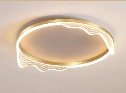 DecorBites™ Golden Lustre Ceiling Lamp for Bedroom Living Dining Kitchen Lighting