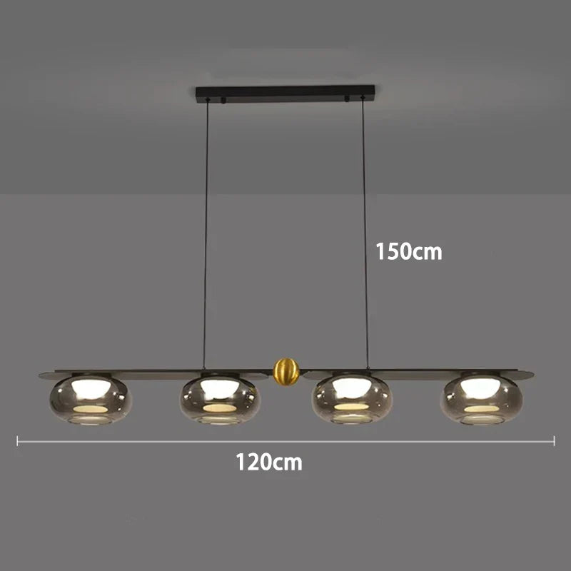 Bronze Globe Pendant Light