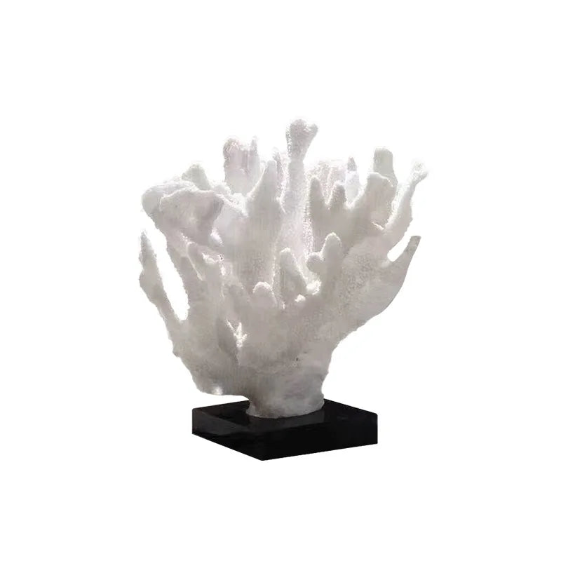 ديكور بايتس™ - منحوتة من الراتنج على شكل شجرة مرجانية - ديكور منزلي - تماثيل وحرف يدوية