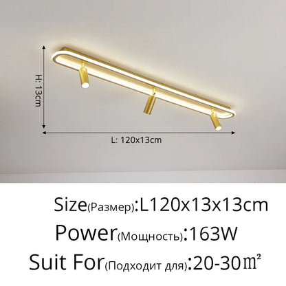 DecorBites™ LED Modern Chandelier for Living Room Bedroom Indoor Lighting