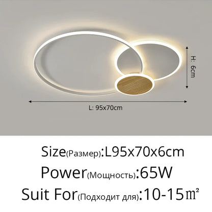 DecorBites™ LED Chandeliers Modern Indoor Lighting Dimmable Luster Fixture for Home Decor