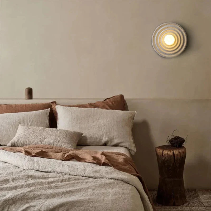 DecorBites™ Japanese Retro Wall Light Wabi-Sabi Bedroom Bedside Wall Lamp