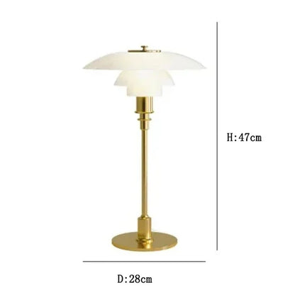 DecorBites™ LED Glass Desk Lamp for Living Room Bedroom