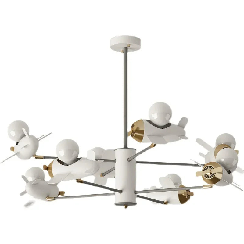 LED Helicopter Chandelier