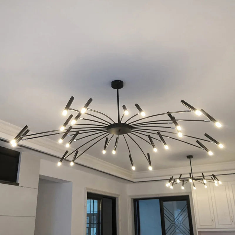 DecorBites™ LED Chandelier: Modern Nordic Design for Living Room, Bedroom, Office, Study - Home Décor Lighting