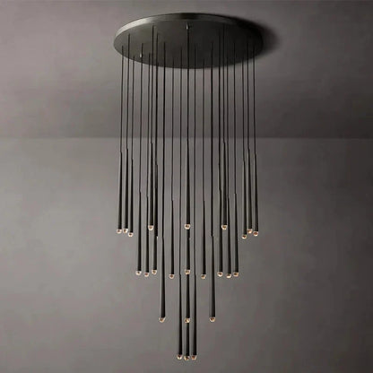 DecorBites™ LED Chandelier: Modern, Dimmable Ceiling Light for Living Room, Kitchen, Staircase
