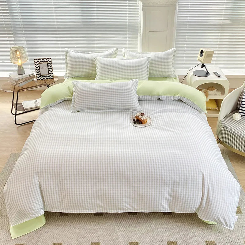 DecorBites™ Cute Pattern Duvet Cover | Super Soft Comforter Cover for Single/Double Bed