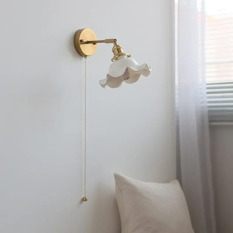 DecorBites™ Ceramic LED Wall Light for Home Indoor Decor Bedroom Bathroom Mirror