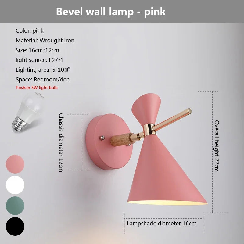 DecorBites™ LED Adjustable Reading Wall Lights - Macaroon-inspired Decorative Lamps for Versatile Room Decor