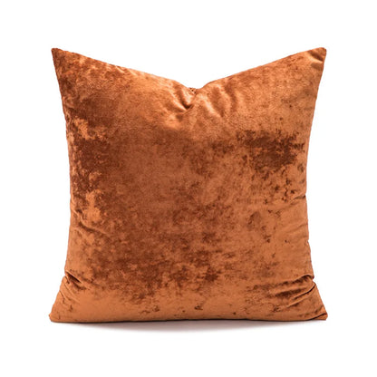 DecorBites™ Dark Grain Velvet Pillow Cover - 45x45cm