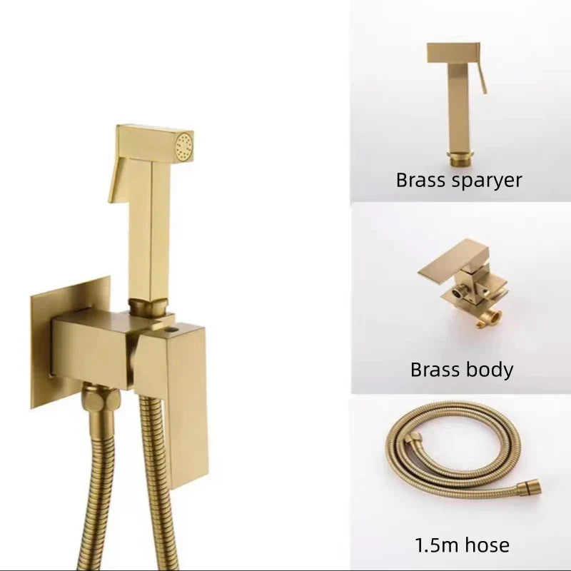 DecorBites™ Bidet Spray Gun Set Kit with Hot and Cold Hygienic Shower for Bathroom and Toilet