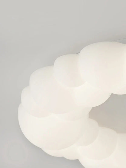 DecorBites™ Cloud LED Chandelier Modern Nordic Ceiling Lamp Ring Lighting