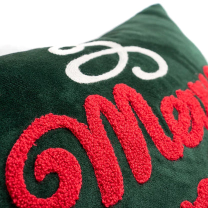 DecorBites™ Embroidered Christmas Pillow Cover Set