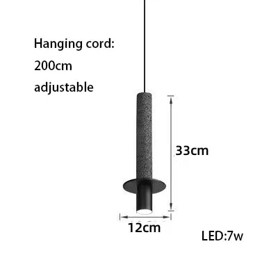 DecorBites™ LED Marble Stone Pendant Light for Dining Room