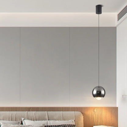 DecorBites™ LED Chandelier for Bedroom Kitchen Study Chrome Gold Modern Pendant Light