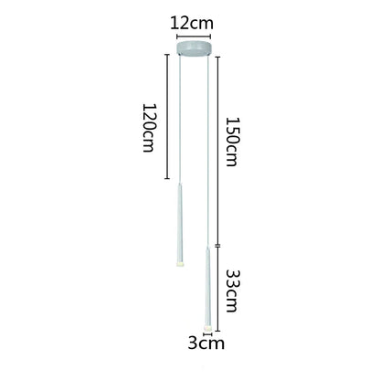 DecorBites™ LED Minimalist Pendant Lamp - Black/White for Bedroom, Dining, Coffee Shop Lighting