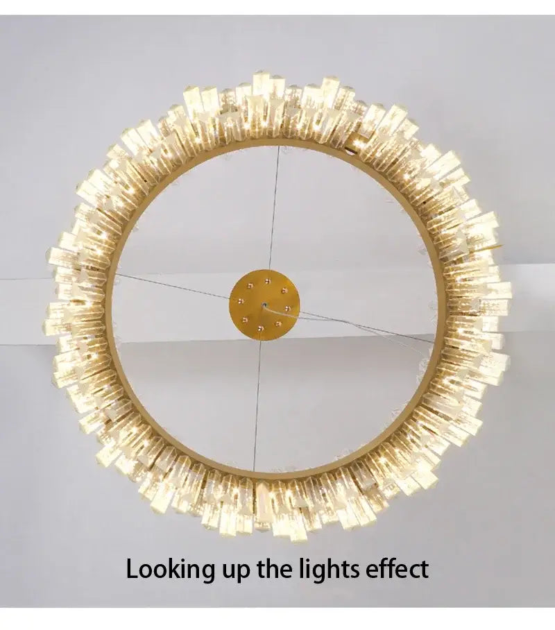 DecorBites™ Crystal Pendant Chandelier for Home Decor