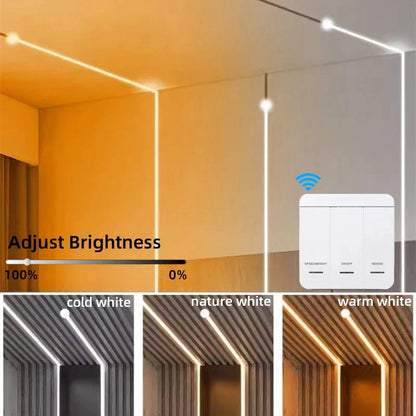 DecorBites™ Flowing LED Strip Light: SMD 2835 Pixel Horse Race Tape Light with Wireless Controller