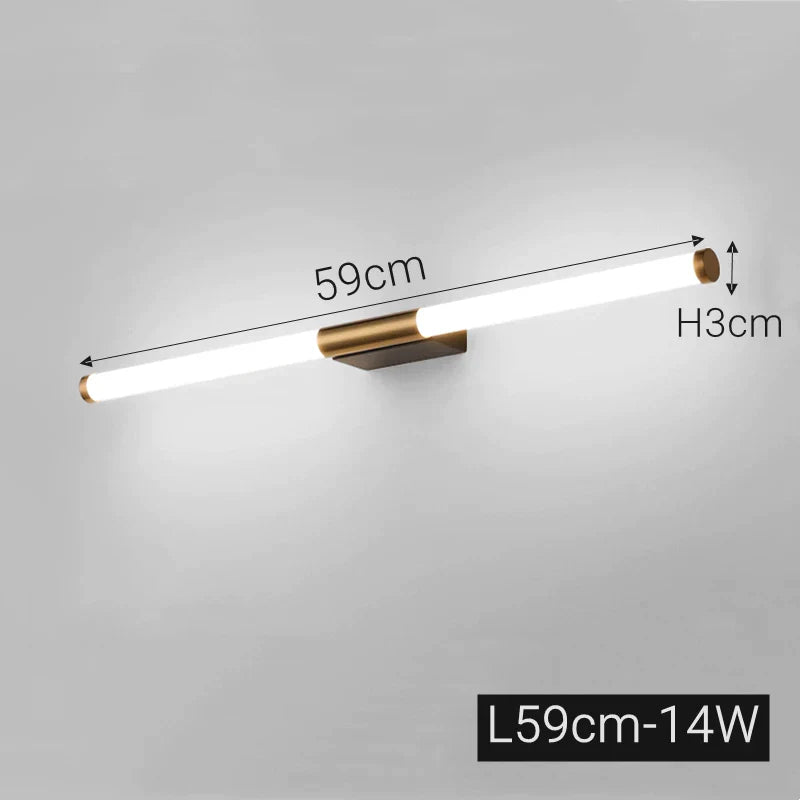 DecorBites™ Bronze LED Mirror Front Wall Lamp, Bathroom Bedroom Vanity Lighting