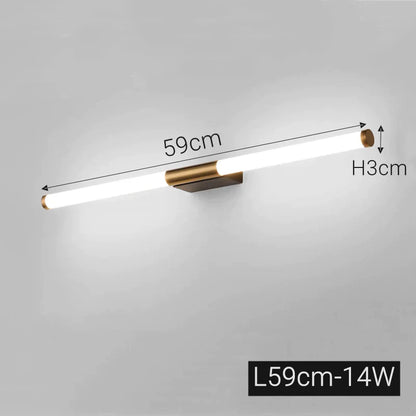 DecorBites™ Bronze LED Mirror Front Wall Lamp, Bathroom Bedroom Vanity Lighting