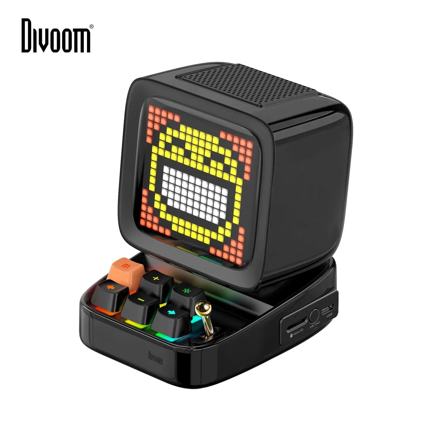 DecorBites™ Ditoo Retro Pixel Art Bluetooth Speaker Alarm Clock LED Display Board