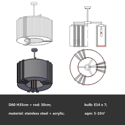 DecorBites™ Crystal LED Chandelier: Modern Luxury Dining Room Kitchen Lighting Fixtures
