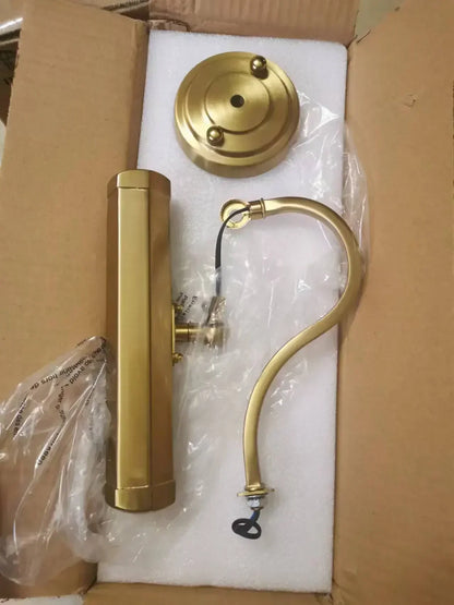 DecorBites™ Gold Mirror Headlight Wall Light - Modern Bedroom Reading Lamp Art Deco