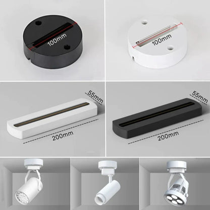 نظام إضاءة خطية LED للسقف من DecorBites™ مع مسار ألومنيوم.