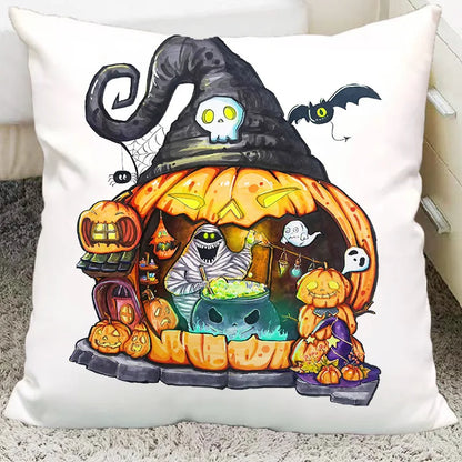 DecorBites™ Halloween Plush Cartoon Pillow for Living Room and Bedroom, Festive Decoration