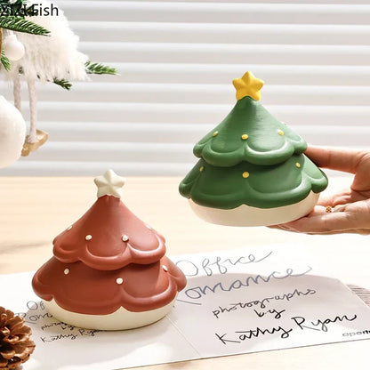 DecorBites™ Christmas Tree Ceramic Ashtray - Creative Desktop Weed Tray Gift