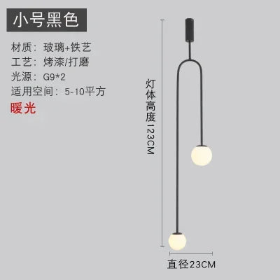 DecorBites™ Bronze Glass Ball Chandelier: Luxury Pendant Lights for Living Room, Bedroom, Hotel & Bar