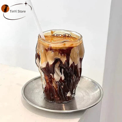 DecorBites™ Heat-Resistant Glass Drinkware Set for Home Bar: Coffee, Wine, Whiskey, Tea, Juice.