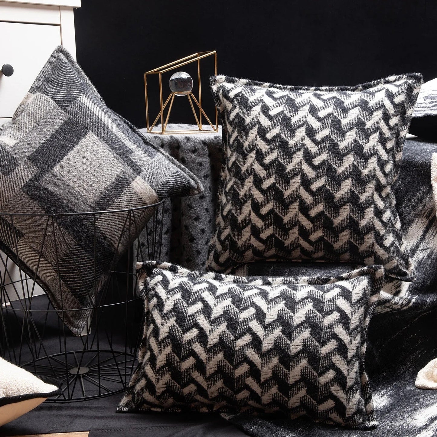 DecorBites™ French Style Decor Pillowcase for Living Room Sofa, Bedside, Home Decor