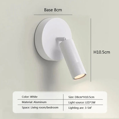 DecorBites™ LED Wall Lamp Adjustable Rotation 5W Spotlight