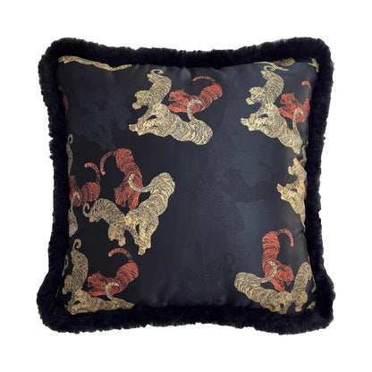 DecorBites™ Chinoiserie Sunset Glow Landscape Accent Cushion Cover - Exquisite Retro Decor Pillowcase