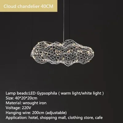 DecorBites™ Cloud Light: Nordic Design Floating Lamp for Bedroom, Hotel, Restaurant, Bar