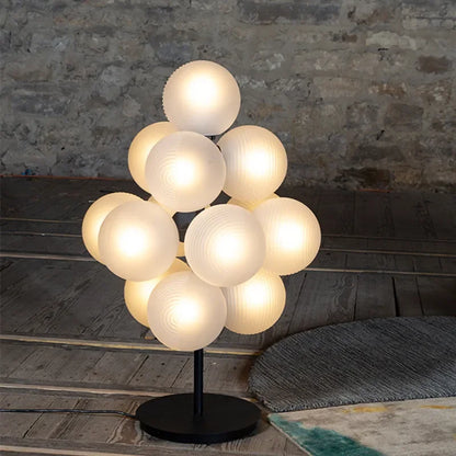 DecorBites™ Glass Bubble Floor Lamp: Modern Nordic LED Lighting for Living Room and Bedroom