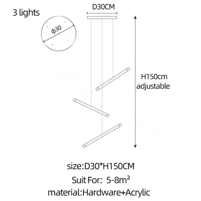 DecorBites™ LED Chandelier: Luxury Indoor Lighting for Living Room, Hall, Staircase