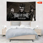 Decobites Gothic Rock Band Tapestry for Bar or Basement Wall Decor