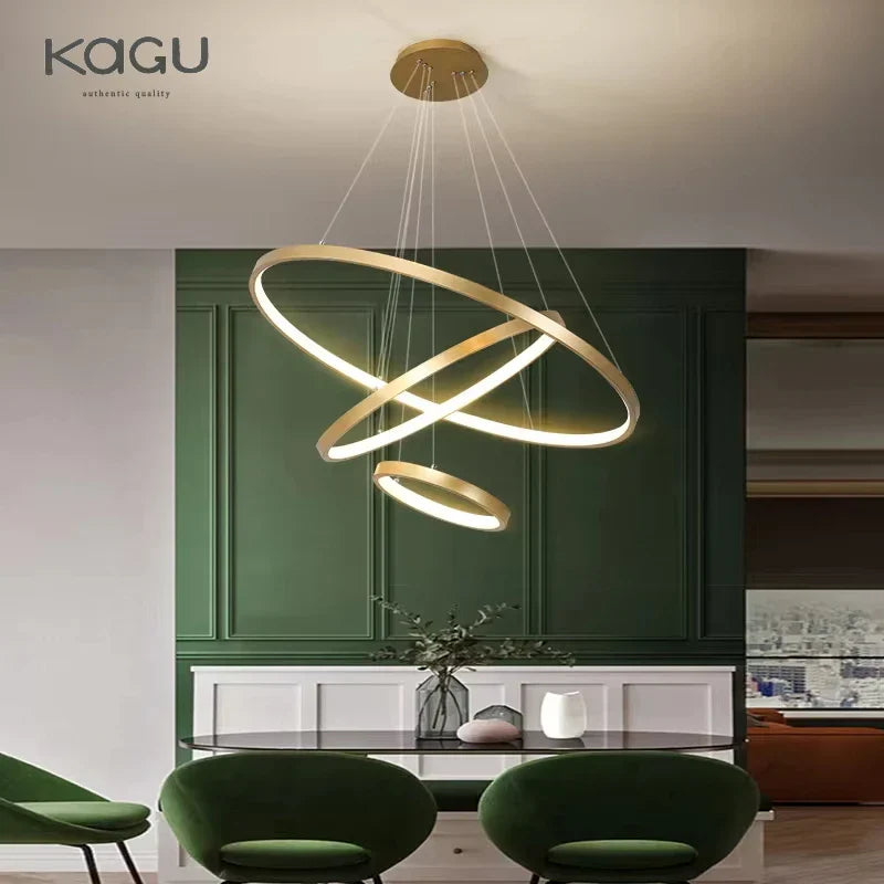 Lámpara colgante redonda LED DecorBites™ para iluminación interior moderna del hogar