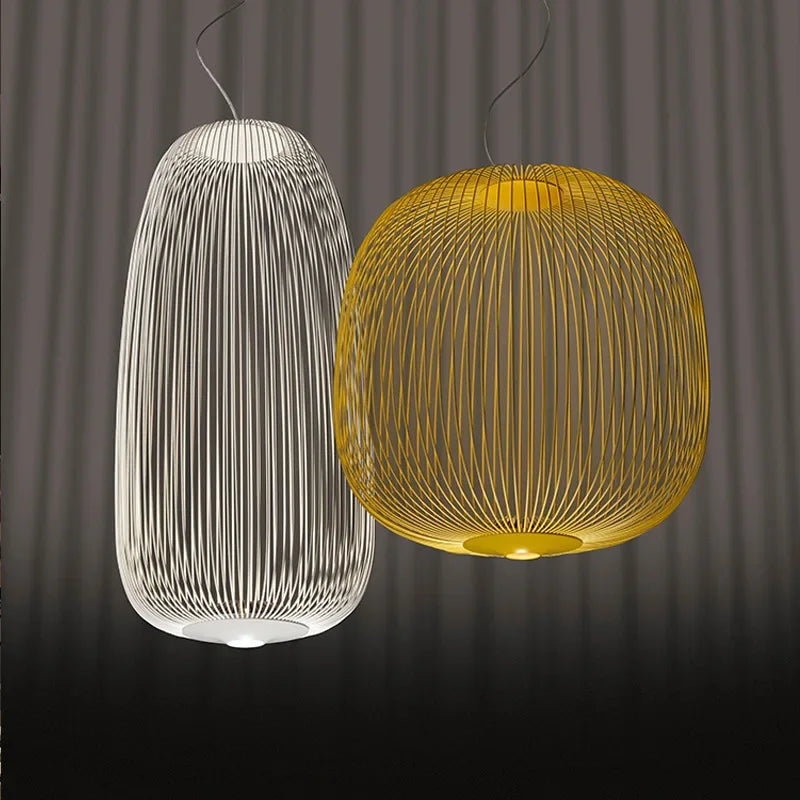 DecorBites™ Industrial Birdcage Iron Table Lamp for Bar, Restaurant, Hotel - LED Lighting