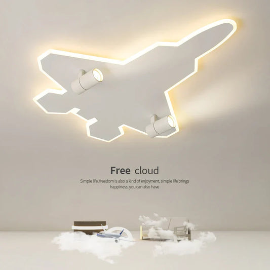 DecorBites™ Kids Ceiling Lights Cartoon Boys Bedroom Creative Eye Protection LED Lighting
