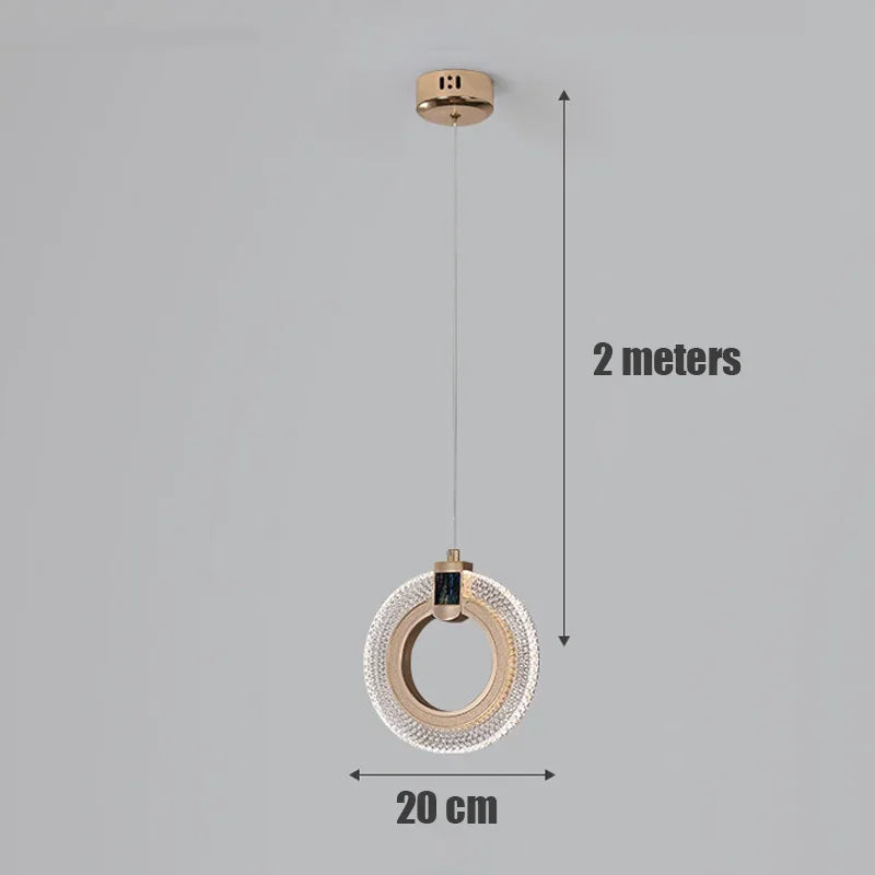 Lámpara colgante LED DecorBites™ para comedor, restaurante, bar, lámparas decorativas artísticas